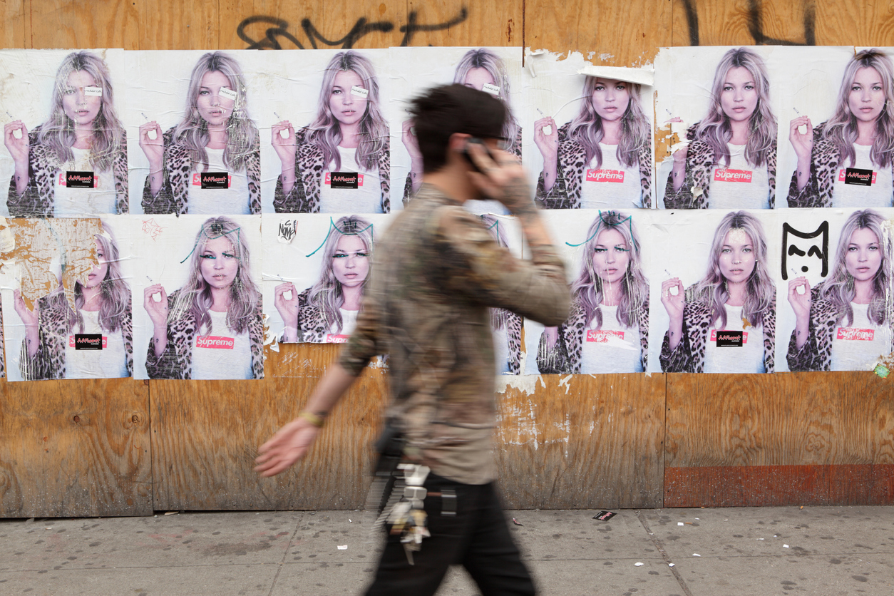 Kate Moss na plakátech